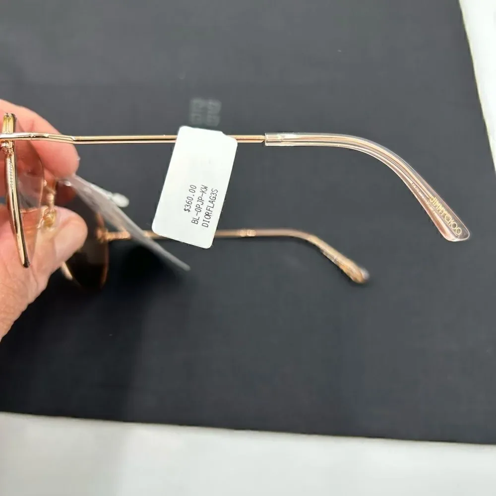 Women’s Jimmy Choo, aviator, sunglasses made in Italy